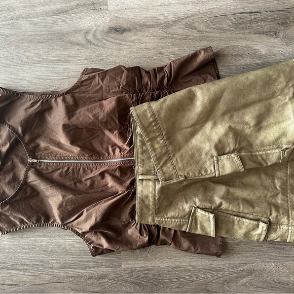 Princess Polly Olive Utility Jacket & Skirt Set - Picture 9 of 9